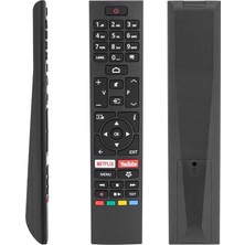 Genel Vestel RC43157 - 32FA9500 / Toshiba CT-8557 49UA2063DT / Hitachi 43HAK5751 Netflix-Youtube Tuşlu LCD LED Tv Kumandası