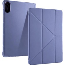 Kuzgun Ticaret Xiaomi Redmi Pad 2 Kalemlikli Mars Tablet Kılıfı - Lavender