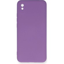 Kuzgun Ticaret Xiaomi Redmi 9A Kılıf Nano Içi Kadife Silikon - Mor