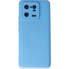 Kuzgun Ticaret Xiaomi Mi 13 Pro Kılıf Nano Içi Kadife Silikon - Mavi