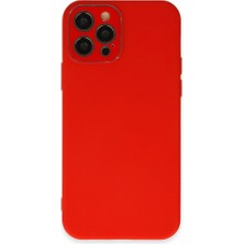 Magicool Iphone 12 Pro Max Kılıf Lansman Glass Kapak - Kırmızı