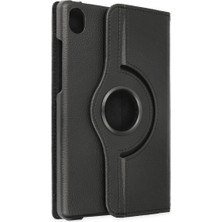Kuzgun Ticaret Lenovo Tab M8 Kılıf 360 Tablet Deri Kılıf - Siyah