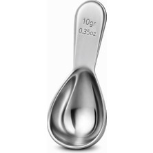 Weather Forecast Mat Çelik 10 ml 0.35 Oz. Kahve Ölçü Kaşığı MT252