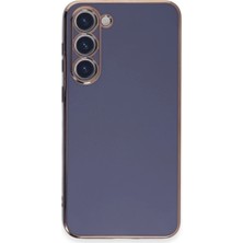 Magicool Samsung Galaxy S23 Kılıf Volet Silikon - Mavi