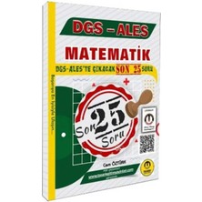 Lisinya Tasarı Dgs Ales Matematik Son 25 Çıkacak Soru Bankası