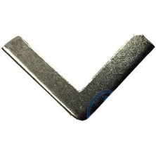 Kuzgun Ticaret Kitap, Kapak, Menü, Albüm Köşesi, Orta - 18X32MM, Nikel, 20 Adet