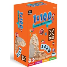 Feyza Design 100'LÜ Çarpım Tablosu Ahşap Matematik Oyunu