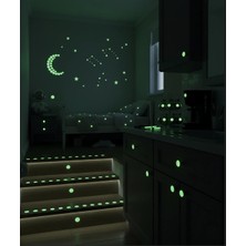 Kuzgun Ticaret Fosforlu Etiket Karanlıkta Işık Veren Yıldız Tozu Etiketleri