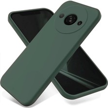 Kuzgun Ticaret Xiaomi Redmi A3 4g Kılıf First Silikon - Koyu Yeşil