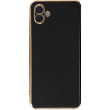 Magicool Samsung Galaxy A04E Kılıf Volet Silikon - Siyah