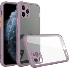 Kuzgun Ticaret Iphone 11 Pro Max Kılıf Miami Şeffaf Silikon - Açık Mor