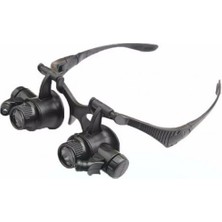 Magicool Gözlük Modeli 10X 15X 20X 25X Lens,2led Işıklı,büyüteç
