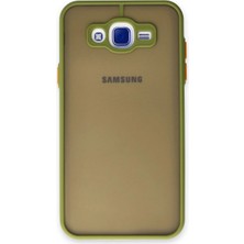 Kuzgun Ticaret Samsung Galaxy J7 Kılıf Montreal Silikon Kapak - Açık Yeşil