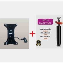 Sandofis Tek Kollu Mekanizma(15×25 Cm)+3 Class 120'LİK Sıyah Amortisör