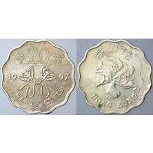 Banknoting Hong Kong 20 Cent 1997 Hatıra-Çine Geri Dönüş.