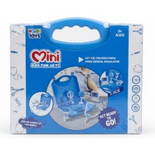 Megola Store Çantalı Mini Doktor Seti 11 Parça – Çocuk Doktor Oyuncağı Eğitici Rol Yapma Oyuncak Seti