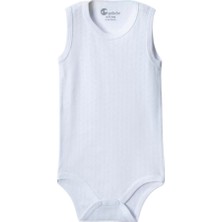 Nemere Beyaz Askılı Body Zıbın 2-7 Yaş Çocuklar Için (1 Adet) Alttan Çıtçıtlı Özel Gereksinim