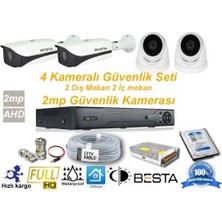Karahanbey 2 Dış Mekan 2 Iç Mekan Güvenlik Kameralı Her Şey Dahil Güvenlik Kamera Seti