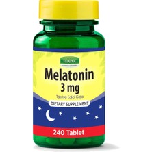 Vitapol Gece Uyku Rutini Destek 3 Mg 240 Tablet – Günlük Kullanım Için Tablet Form Takviye