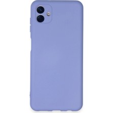 Kuzgun Ticaret Samsung Galaxy A04E Kılıf Nano Içi Kadife Silikon - Lila