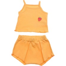 VİTASTORETR Çilek Askılı Şortlu Ikili Takım