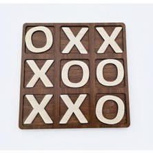 M&t Kıds Mini Ahşap Xox Oyunu , - Eğitici Masa Oyunu, Interaktif Strateji Zeka Bulmacası