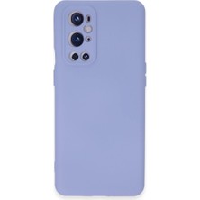 Magicool One Plus 9 Pro Kılıf Nano Içi Kadife Silikon - Mavi