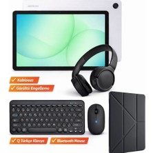 Samsung Tablet Bilgisayar Seti - 6GB RAM 128GB Hafıza + Klavye Mouse Kulaklık Kılıf Dahil