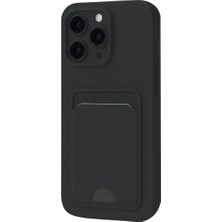 Magicool Iphone 16 Pro Kılıf Kelvin Kartvizitli Silikon - Siyah
