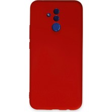Magicool Huawei Mate 20 Lite Kılıf Nano Içi Kadife Silikon - Kırmızı