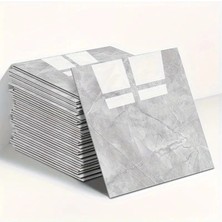 Magicool Gri Mermer Desen Duvar Sticker (30*30)