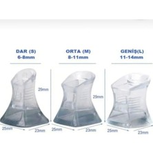 AY MAGNET Kır Düğünlerine Topuk Ucu Koruyucu 3'lü Set - Small , Medium, Large