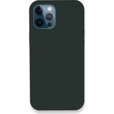 Magicool Iphone 12 Pro Kılıf Lansman Legant Silikon - Koyu Yeşil