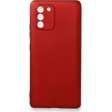 Magicool Samsung Galaxy A91 / S10 Lite Kılıf First Silikon - Bordo