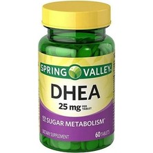 Spring Valley Vitality Dhea Support 25 Mg 60 Tablet – Günlük Metabolizma Destek Takviyesi