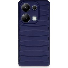 Magicool Xiaomi Redmi Note 13 Pro 4g Kılıf Bibercas Silikon Kapak - Lacivert