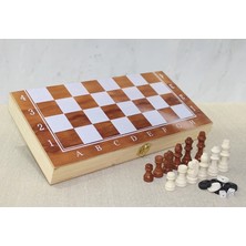 Magicool Ahşap Kutulu Satranç ve Tavla Seti ALK4023