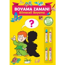 Lisinya Boyama Zamanı Bilmeceli Boyama