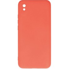 Magicool Xiaomi Redmi 9A Kılıf Nano Içi Kadife Silikon - Turuncu