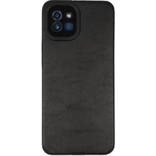 Magicool Samsung Galaxy A03 Kılıf Loop Deri Silikon - Siyah