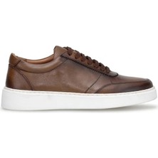 Ayakkabı Fuarı Elit VRA40456C Erkek Hakiki Deri Casual Ayakkabı Taba