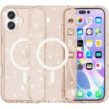 Kuzgun Ticaret Iphone 16 Plus Kılıf  Magsafe Kapak - Turuncu