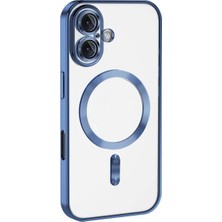 Magicool Iphone 16 Kılıf Kross Magneticsafe Kapak - Mavi