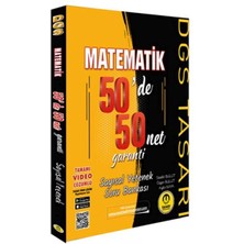 Lisinya Tasarı Dgs Matematik 50 De 50 Net Garanti Soru Bankası