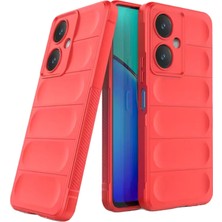 Magicool Vivo Y27 Kılıf Optimum Silikon - Kırmızı