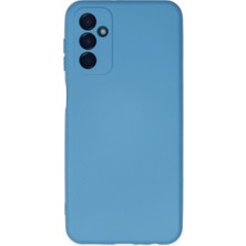 Kuzgun Ticaret Samsung Galaxy M23 Kılıf Nano Içi Kadife Silikon - Mavi