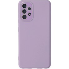 Magicool Samsung Galaxy A33 5g Kılıf Lansman Glass Kapak - Lila