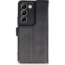 Magicool Vivo V30 Lite 4g Kılıf Trend S Plus Kapaklı Kılıf - Siyah