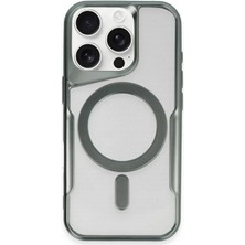 Magicool Iphone 14 Pro Max Kılıf Boyi Magsafe Silikon Kapak - Yeşil