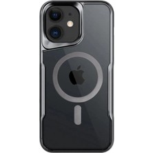 Kuzgun Ticaret Iphone 12 Kılıf Boyi Magsafe Silikon Kapak - Titan Gri